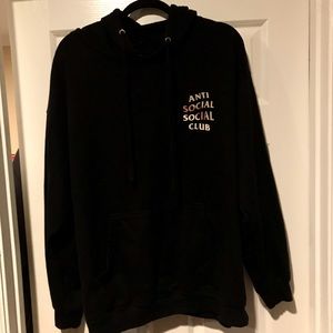 ANTI SOCIAL SOCIAL CLUB—ASSC STORM BLACK HOODIE